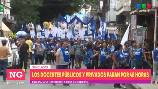 Para los docentes, “el gobierno tiene que leer la contundencia” del paro