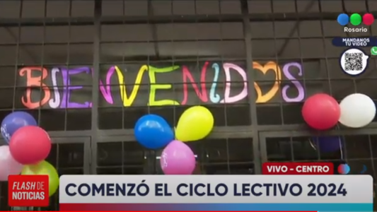 Primer día de clases tras el paro docente