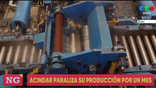 Preocupación en trabajadores de Acindar por paralización de sus plantas