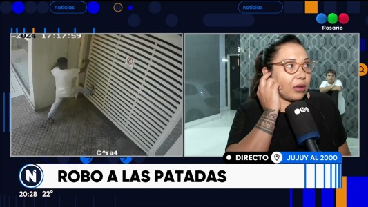 Entra a las patadas a una cochera y se roba una bicicleta