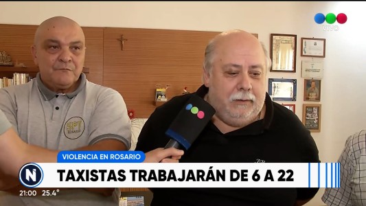 Los taxistas seguirán de paro y no habrá servicio nocturno en Rosario