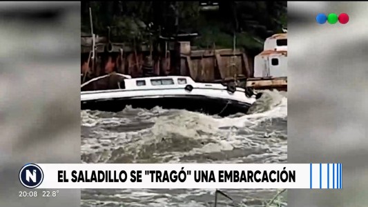 Preocupa el gran caudal del Saladillo