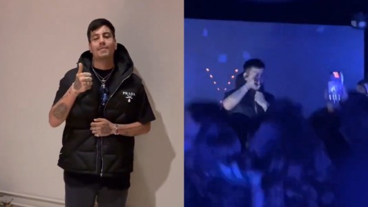 Duki llegó de sorpresa a un cumpleaños de 15 y brindó un show privado