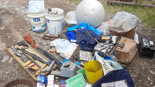 Allanamientos a chatarrerías, con detenidos y secuestro de materiales