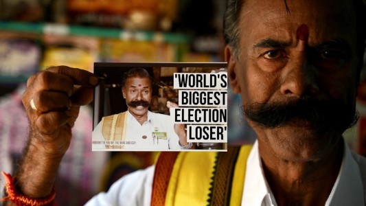 El "rey de las elecciones" perdidas: se presentó como candidato 238 y nunca ganó