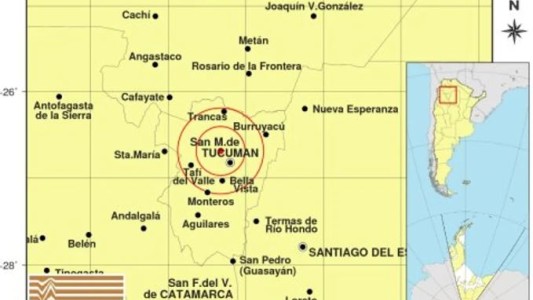 Un sismo de 3,5 sacudió a Tucumán