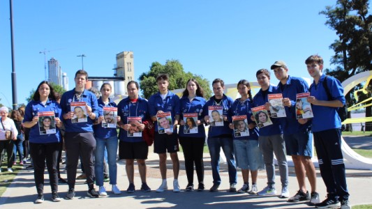 Rosario pidió por la libertad de los rehenes de Hamas