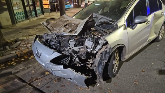 Impactante choque cerca de la Terminal de Ómnibus