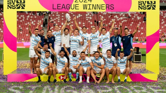 Los Pumas 7´s obtuvieron un histórico primer puesto en la fase regular del Circuito Mundial