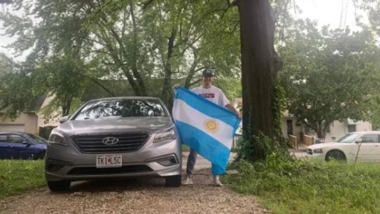 Ruggeri, el argentino que recorrerá miles de kilómetros para alentar a la Selección en la Copa América