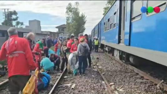 Choque y descarrilamiento de trenes en Palermo
