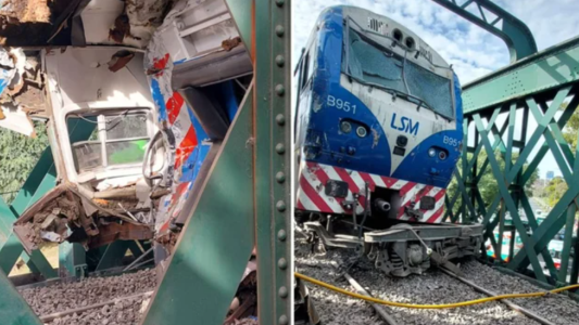 Video: así quedaron las formaciones del tren San Martín que chocaron en Palermo