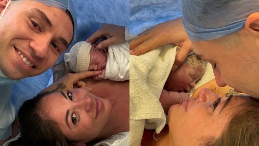 Gonzalo Montiel fue papá junto a Karina Nacucchio: las primeras fotos en familia