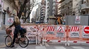 Cortes de calles en el centro de la ciudad