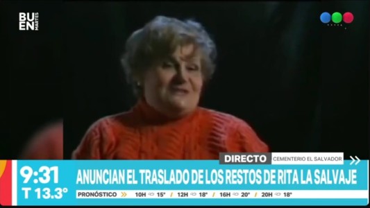 Anunciaron el traslado de los restos de Rita La Salvaje a un mausoleo