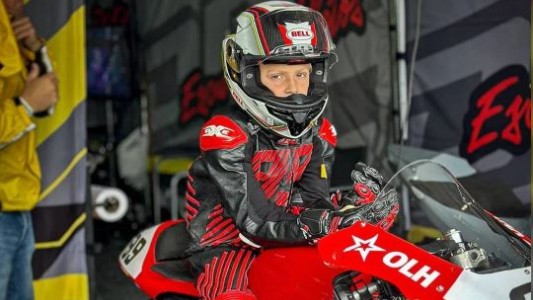 Murió Lorenzo, el pequeño piloto argentino que tuvo un accidente de moto en Brasil