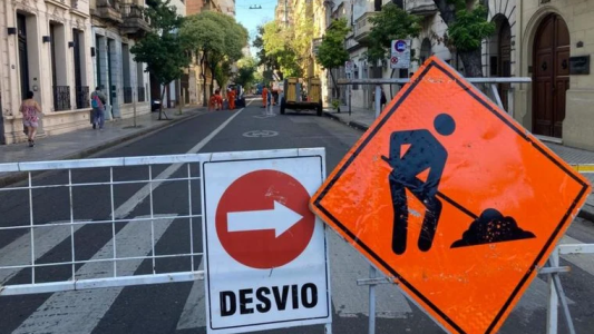 Cortes y desvíos por obras en Rosario
