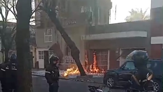 Una fuga de gas provocó un principio de incendio