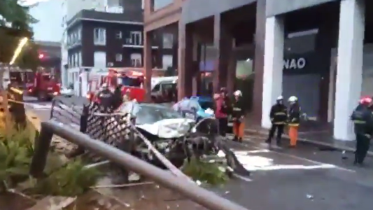 San Telmo: un auto iba en contramano y atropelló a varias personas