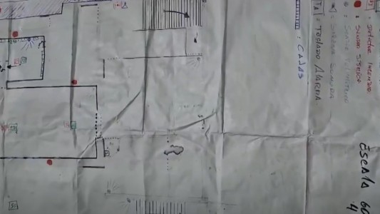 El gran robo que no fue: así eran los mapas que tenían los delincuentes que construyeron un túnel en San Isidro