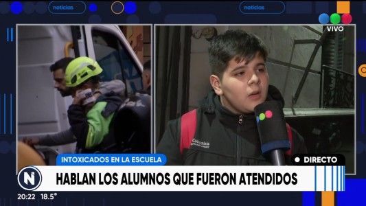 Tras la inhalación de monóxido de carbono: hablaron los alumnos de la escuela