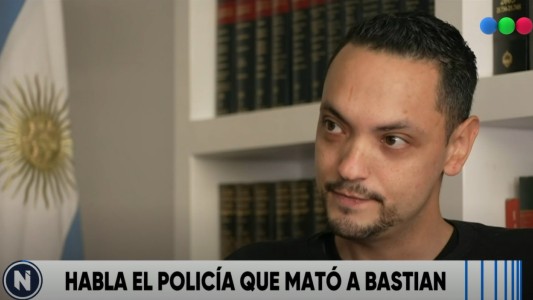Habló el policía que mató a Bastián: "Nunca me imaginé esa situación, yo lo que hice fue defenderme"
