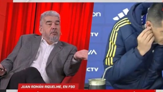 Riquelme enojado con el "Chavo" Fucks en una entrevista: "A mí no me reta ni mi viejo"