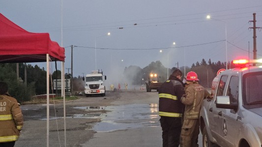 A012: corte total por una fuga de ácido clorhídrico de un camión