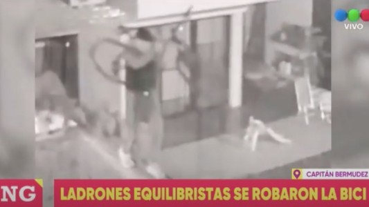 Video: ladrones equilibristas en Capitán Bermudez