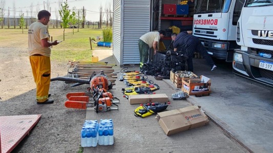 Santa Fe envía brigadistas forestales para combatir los incendios en Córdoba