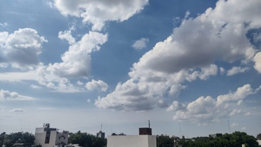 Tiempo en Rosario: jueves con cielo parcialmente nublado y ascenso de la temperatura