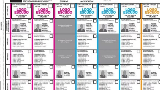 Cómo es el modelo de Boleta Única de Papel que se usará en las elecciones legislativas 2025