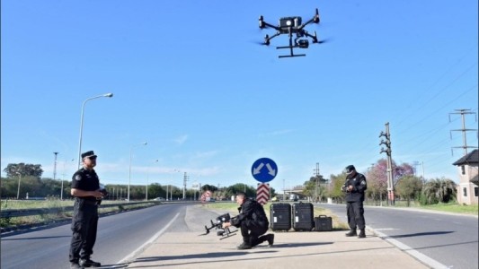 Drones sobre Circunvalación: cómo fue el primer día del operativo aéreo