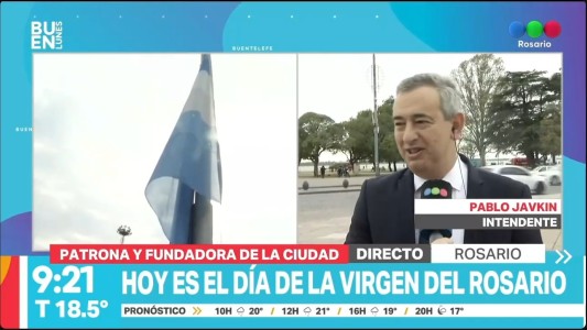 El Intendente Pablo Javkin estuvo presente en el Día de la Virgen del Rosario