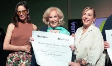 "Soy la doctora Legrand": Mirtha recibió el doctorado Honoris Causa de la UBA y defendió la universidad pública
