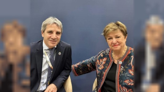 "Muy buena reunión con Caputo", dijo la titular del FMI