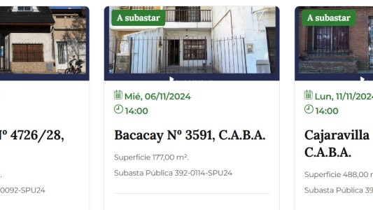 El Gobierno rematará 400 inmuebles y espera recaudar US$ 800 millones