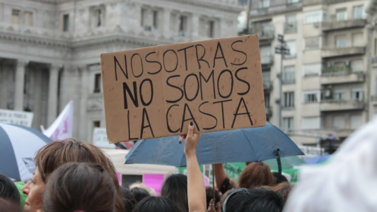 Marcha por el Día Mundial contra la Violencia de Género y el "gobierno misógino y machista"