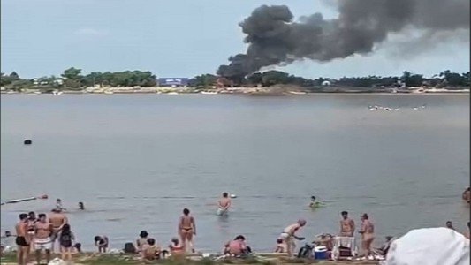 Se incendió una casilla junto al parador en la isla frente a La Florida se incendió este domingo