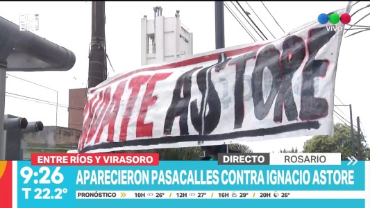 Newell's: colgaron pasacalles contra la dirigencia y el plantel antes del partido con Independiente