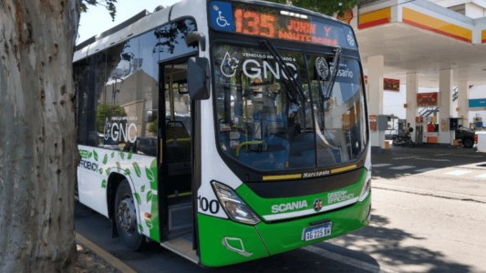 Rosario: ponen a prueba por dos meses un colectivo GNC