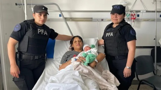 Barrio Banana: policías federales asistieron a una mujer en su trabajo de parto