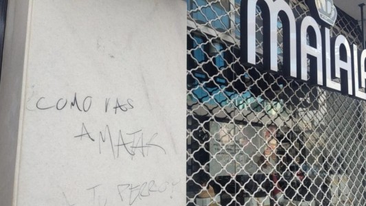 Vandalizaron el comercio de la mujer que dejó morir a su perro