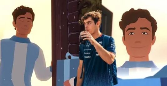 Franco Colapinto: la estrella argentina en el video navideño de Williams Racing