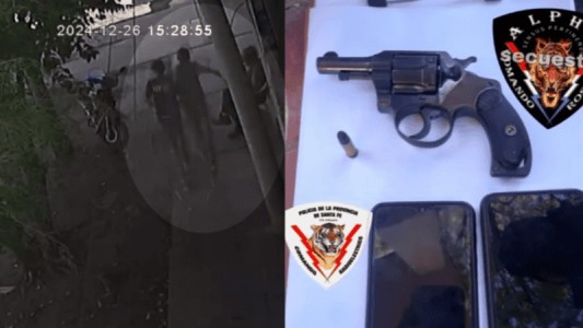 Indignante: tres menores de edad robaron a mano armada un celular en Crespo al 5300