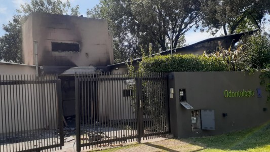 Incendio en un consultorio odontológico: sin víctimas pero con grandes pérdidas materiales