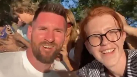 Un tiktoker fue multado por 400.000 pesos por molestar a Lionel Messi en su casa de Rosario