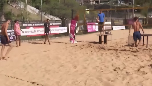 Argentina se enfrenta a Brasil en un amistoso de Beach Volley en Rosario