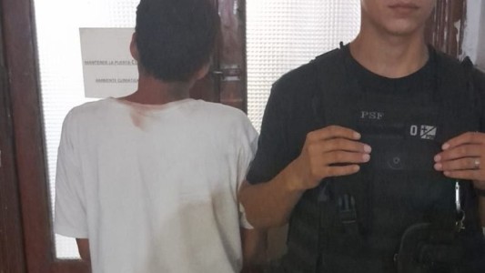 Detuvieron a un joven que robó un celular e intentó escapar lanzándose al arroyo