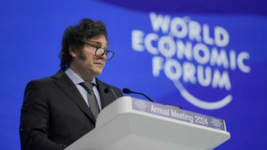 Milei llegó a Suiza para participar del Foro de Davos